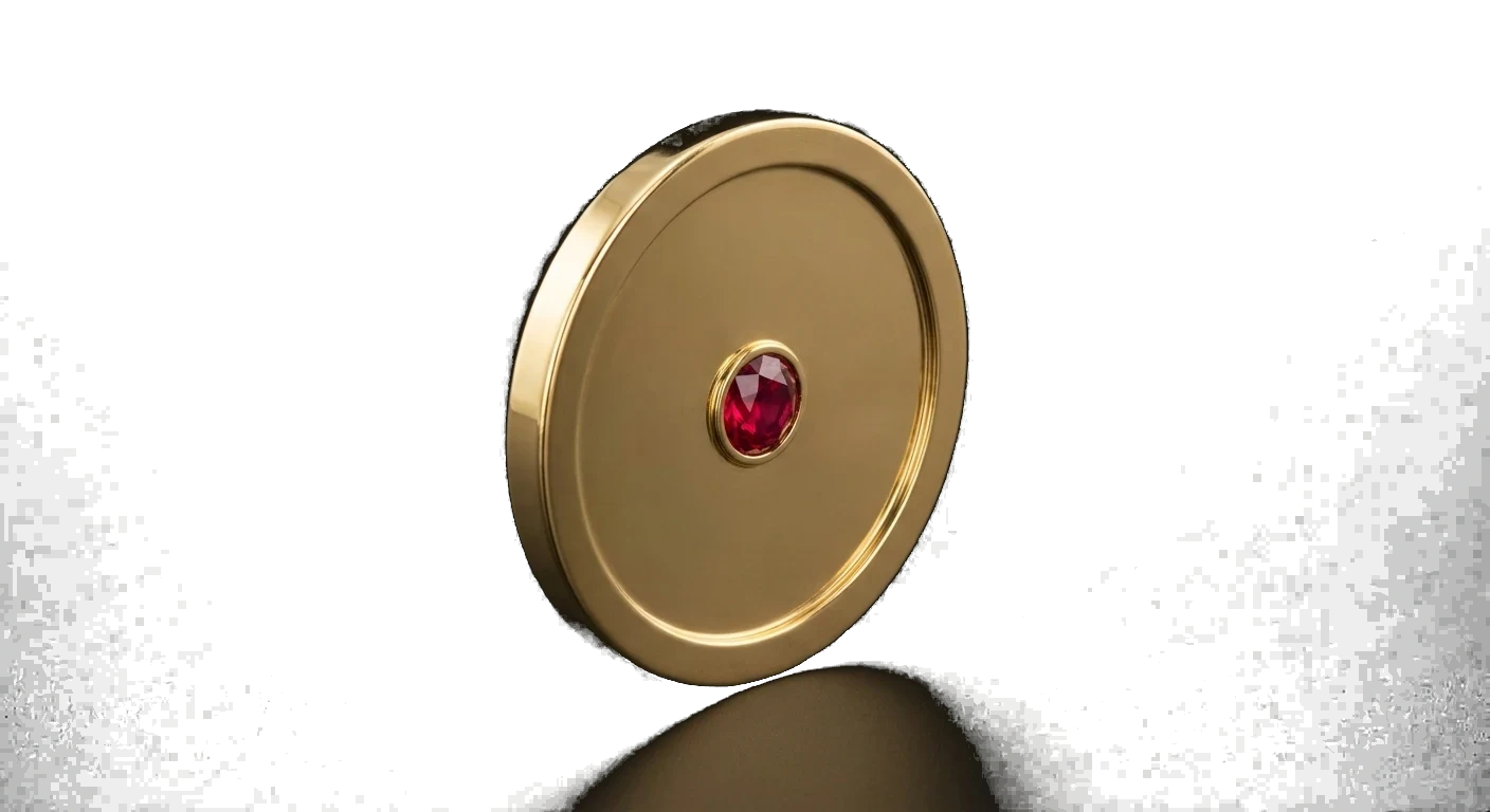 Gold one-dollar coin