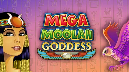 Mega Moolah Goddess game cover (screenshot)